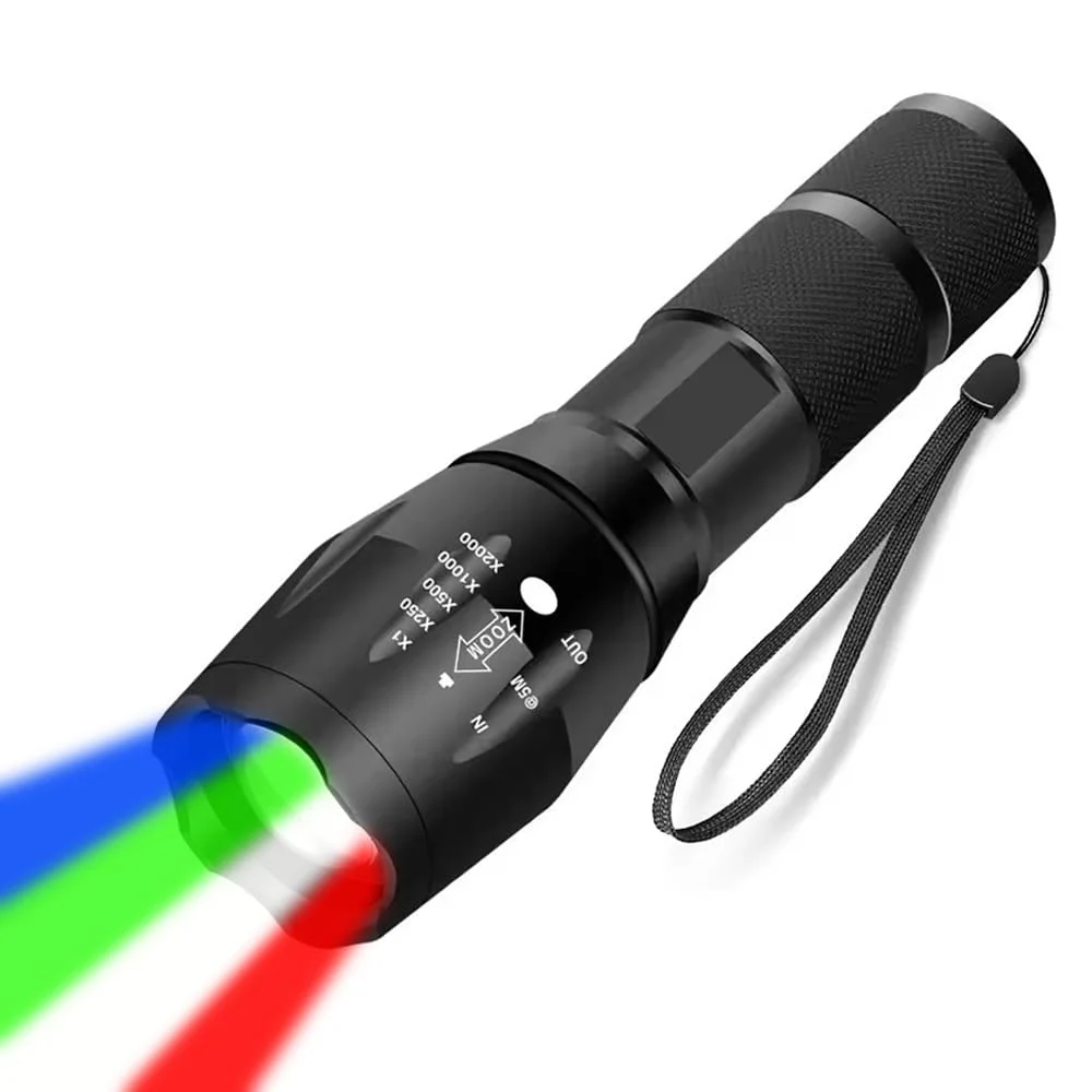 NHCXGAN 4-in-1 Rechargeable LED Flashlight