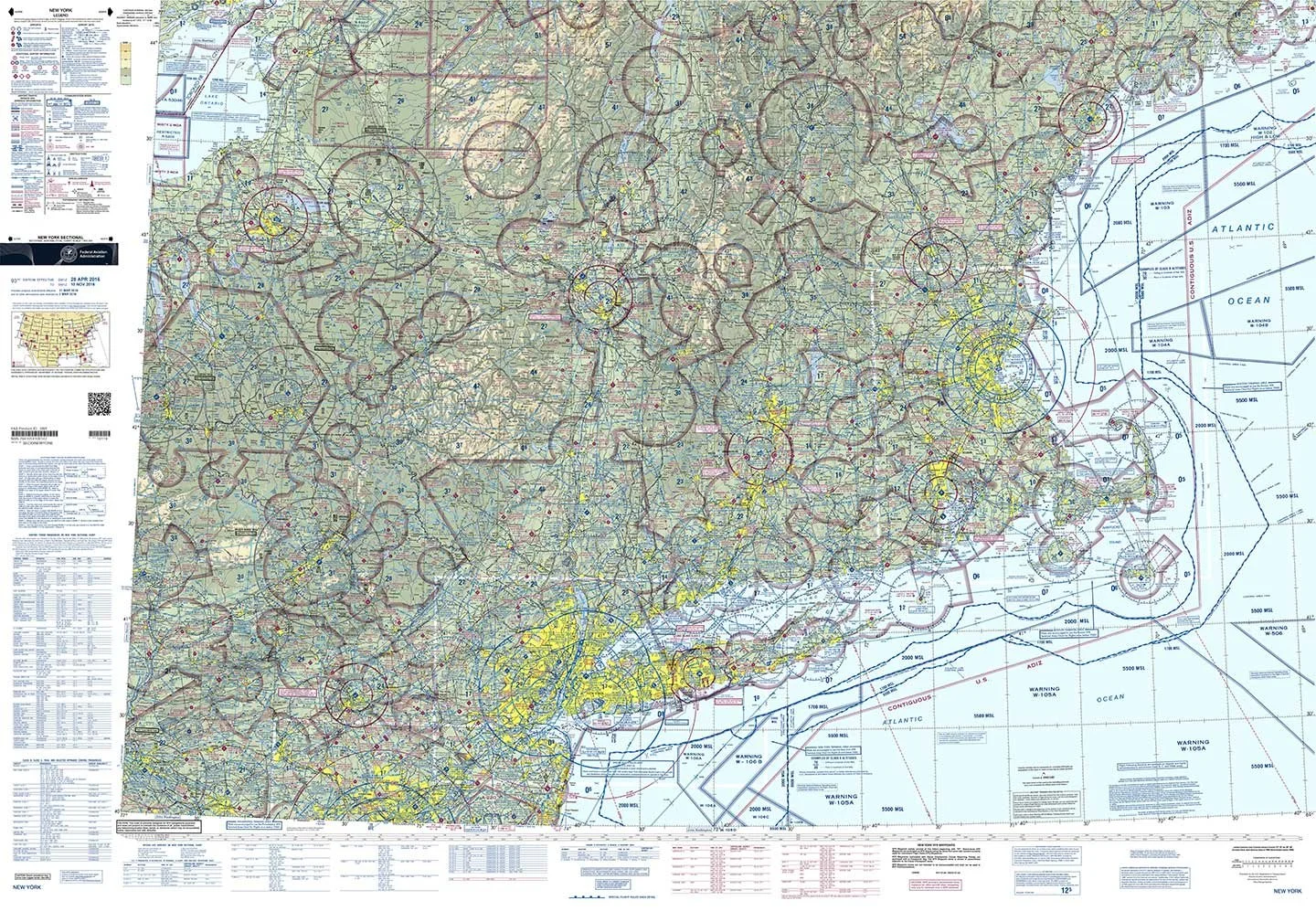 FAA Chart: VFR Sectional NEW YORK SNY